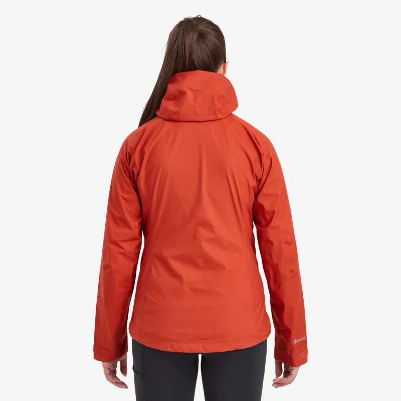 Montane Women's Spirit Lite Waterproof Jacket - Saffron Red-4